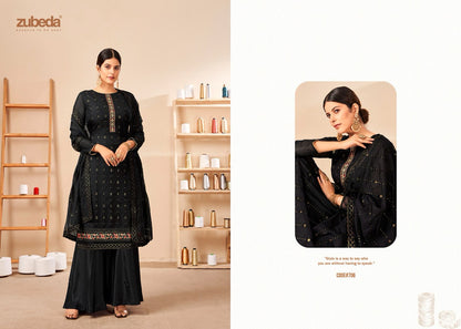 Nafisa Zubeda Organza Plazzo Style Suits