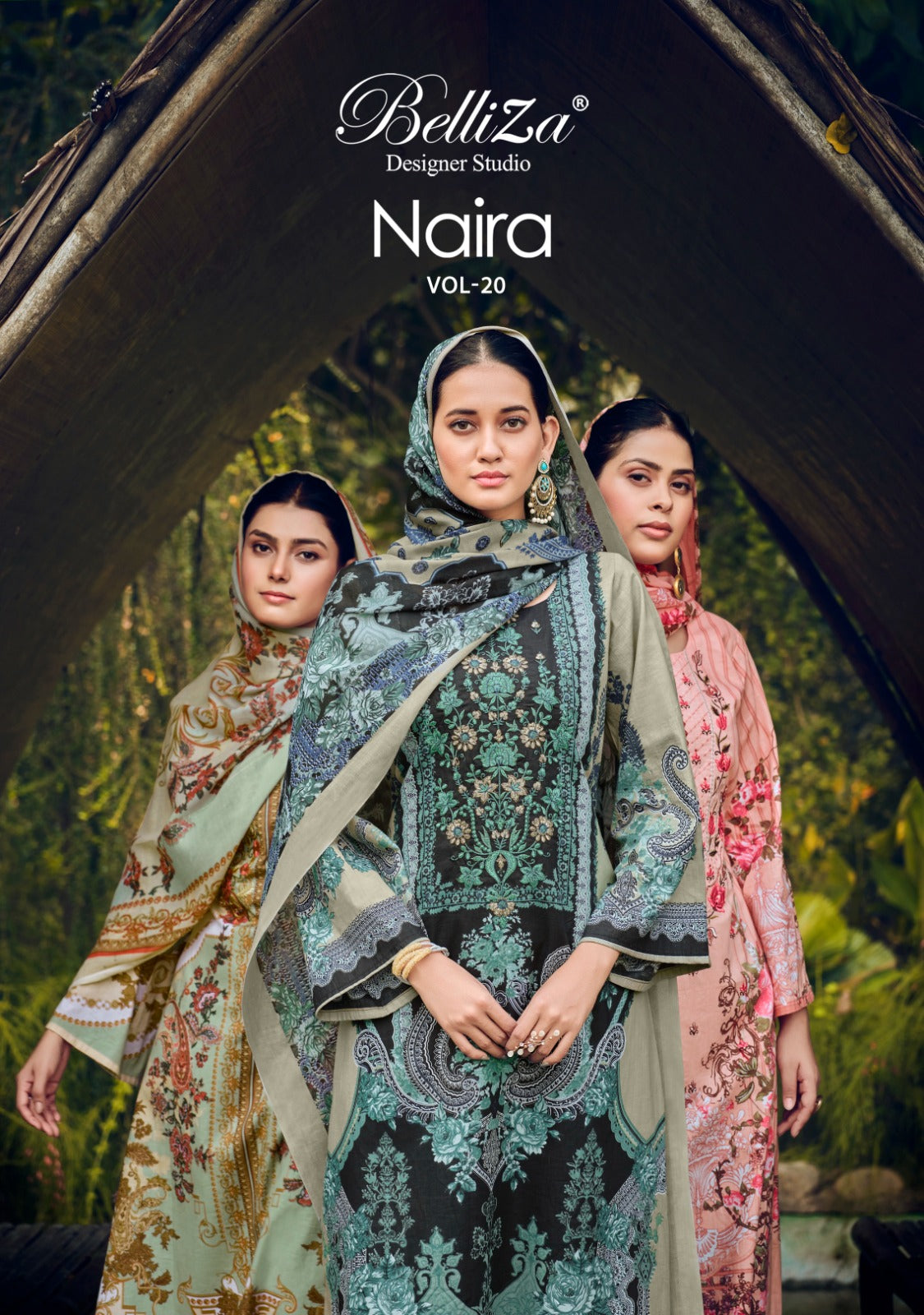 Naira Vol 20 Belliza Designer Studio Cotton Karachi Salwar Suits
