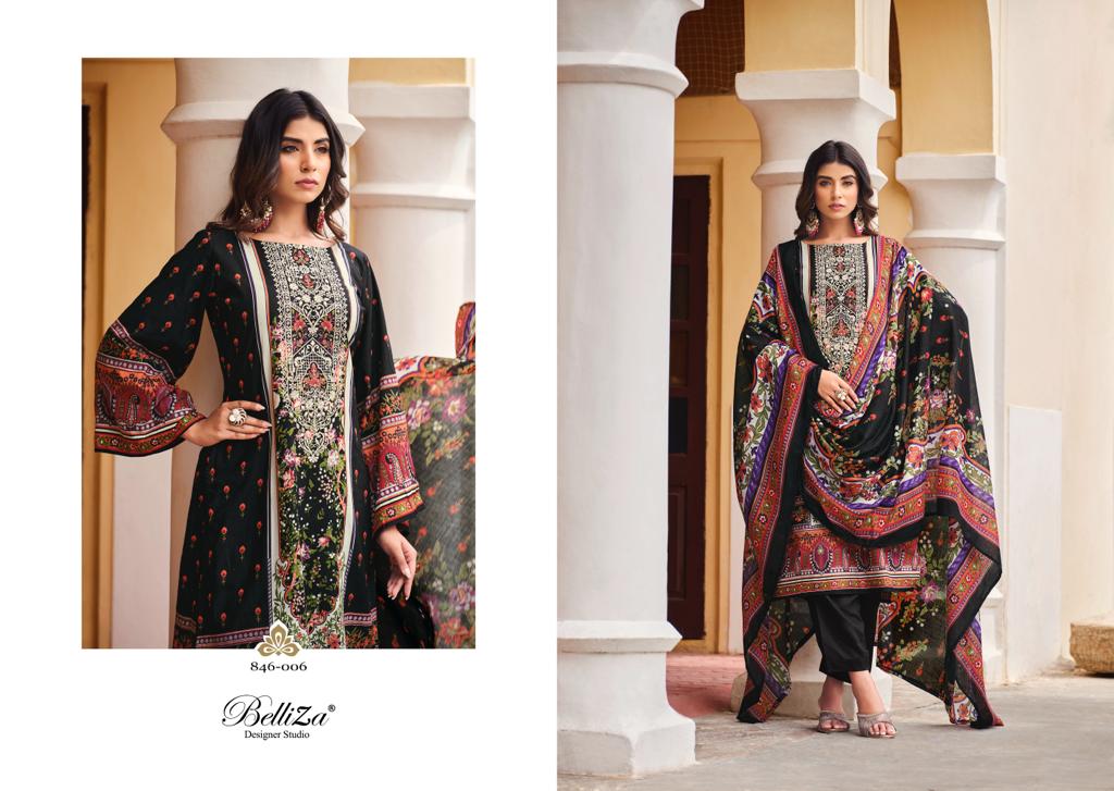 Naira Vol 21 Belliza Designer Studio Cotton Karachi Salwar Suits