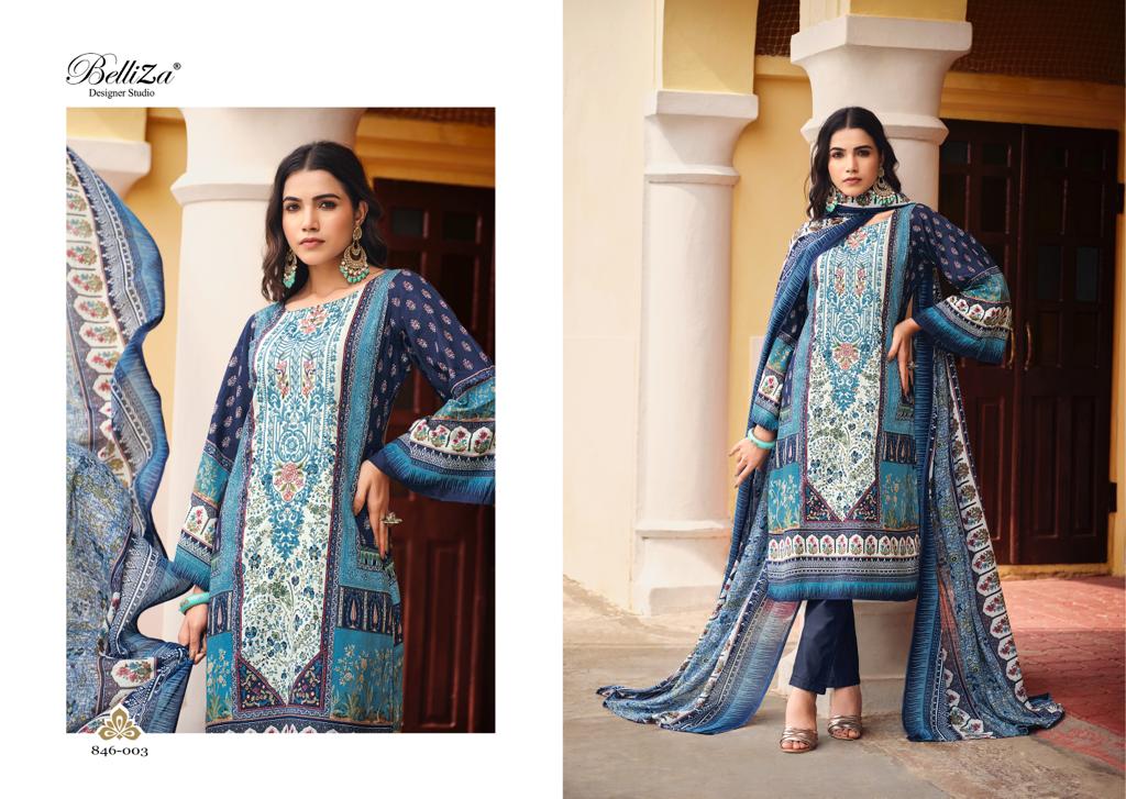 Naira Vol 21 Belliza Designer Studio Cotton Karachi Salwar Suits