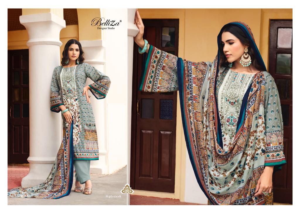 Naira Vol 21 Belliza Designer Studio Cotton Karachi Salwar Suits