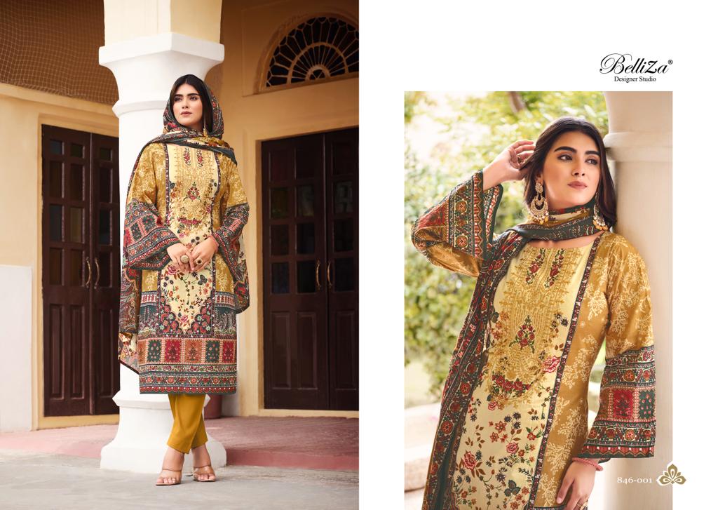 Naira Vol 21 Belliza Designer Studio Cotton Karachi Salwar Suits