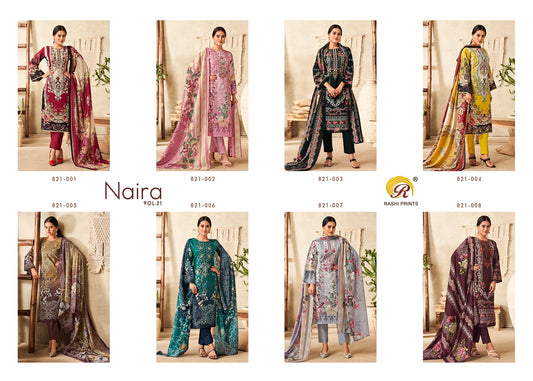 Naira Vol 21 Rashi Prints Cotton Karachi Salwar Suits