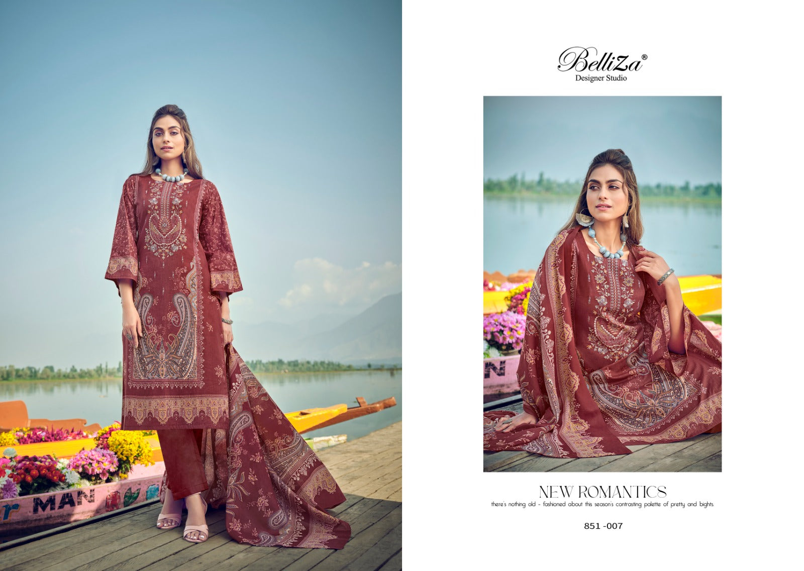 Naira Vol 22 Belliza Designer Studio Cotton Karachi Salwar Suits