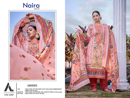 Naira Vol 23 Adans Libas Cotton Karachi Salwar Suits