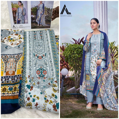 Naira Vol 23 Adans Libas Cotton Karachi Salwar Suits