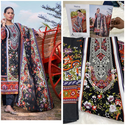 Naira Vol 23 Adans Libas Cotton Karachi Salwar Suits