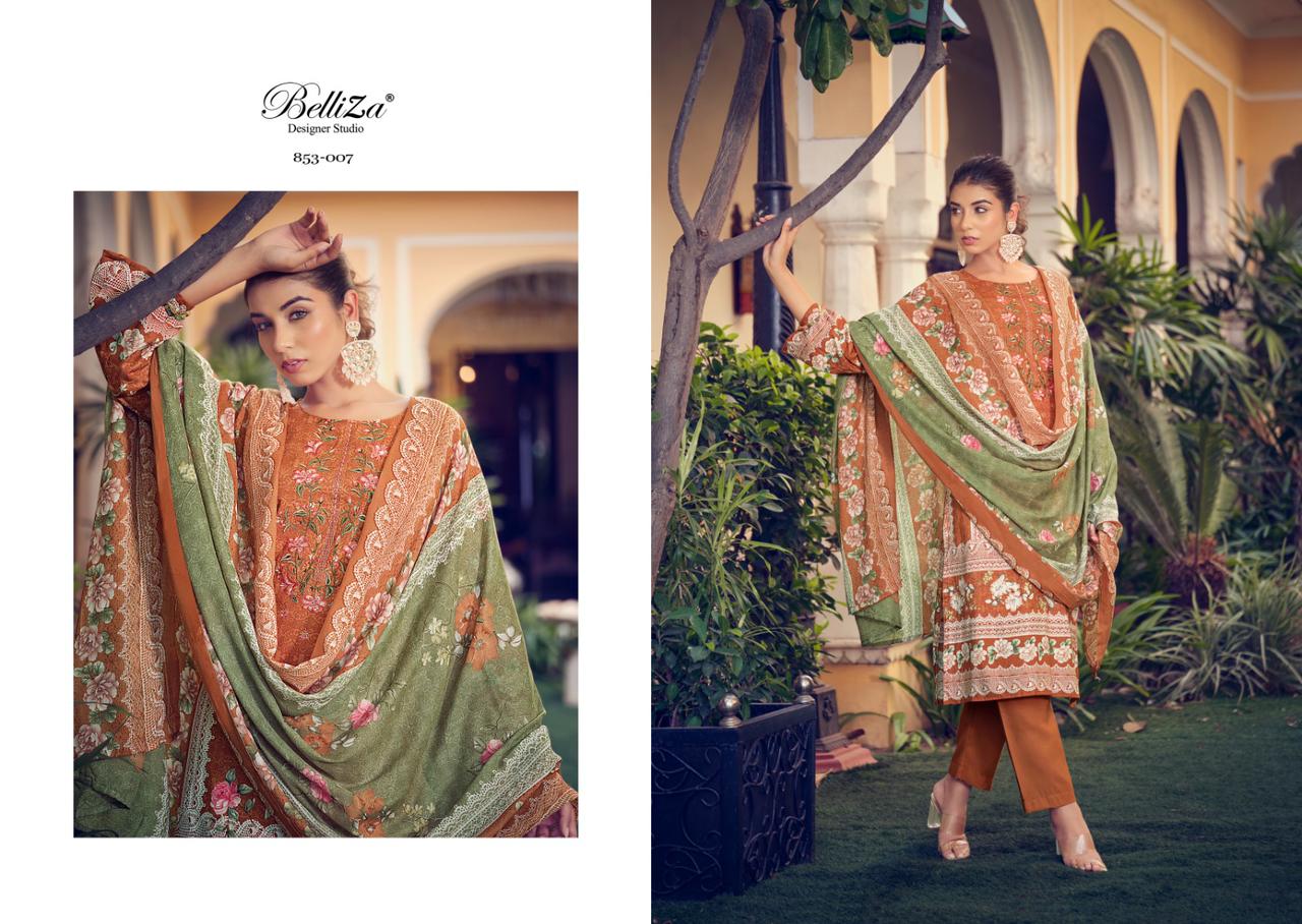 Naira Vol 23 Belliza Designer Studio Cotton Karachi Salwar Suits