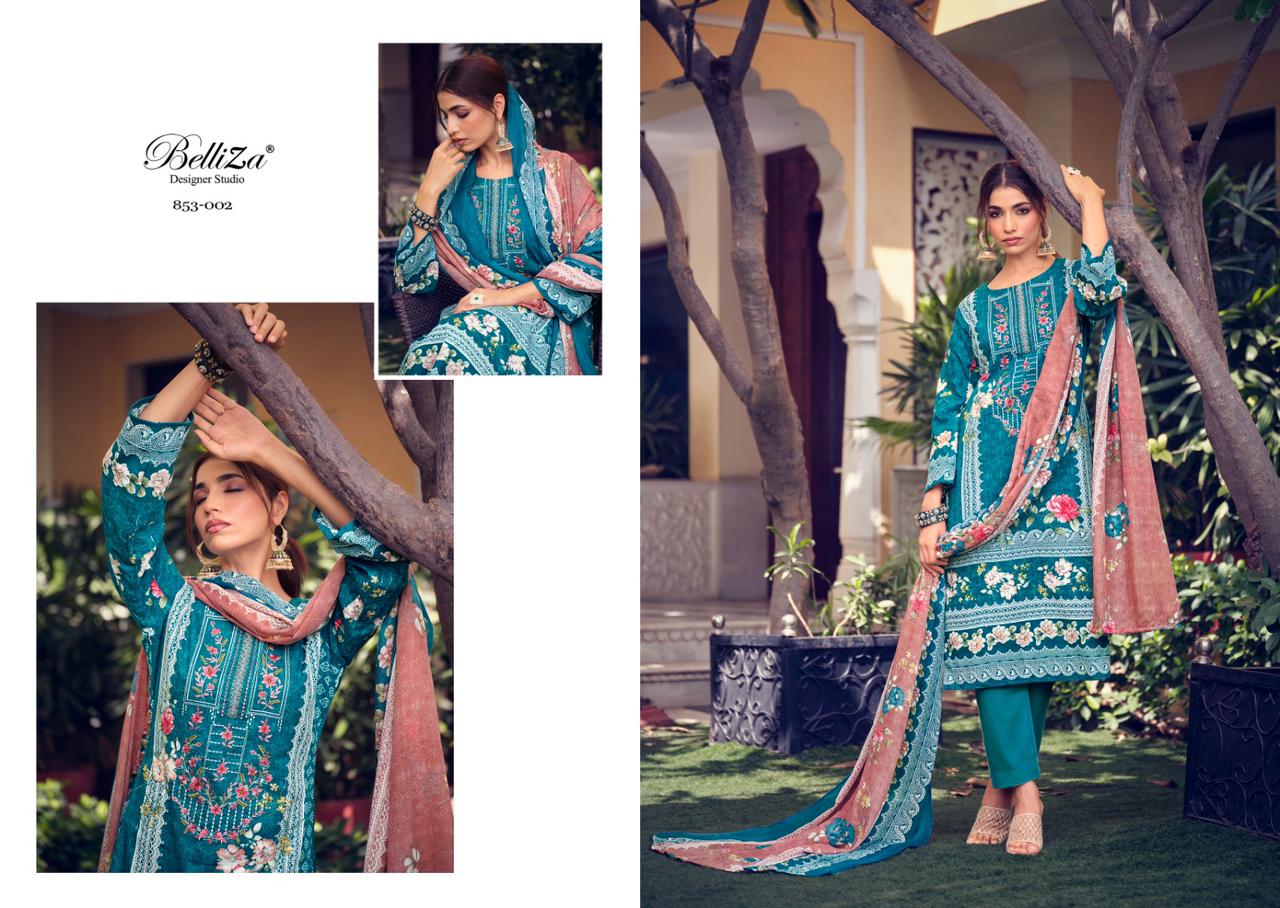 Naira Vol 23 Belliza Designer Studio Cotton Karachi Salwar Suits