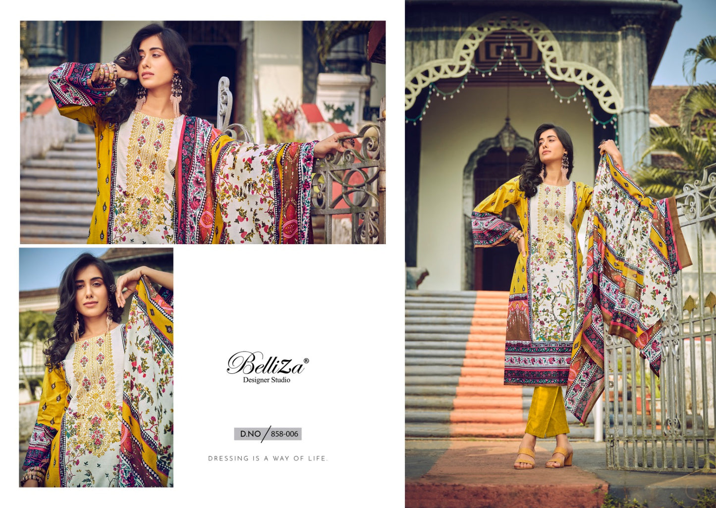 Naira Vol 24 Belliza Designer Studio Cotton Karachi Salwar Suits