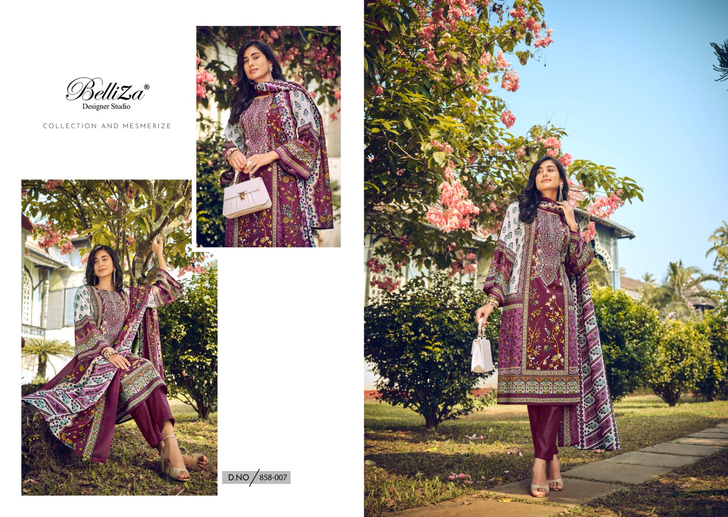 Naira Vol 24 Belliza Designer Studio Cotton Karachi Salwar Suits