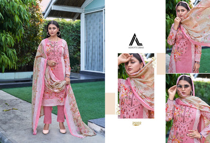 Naira Vol 25 Adans Libas Cotton Karachi Salwar Suits