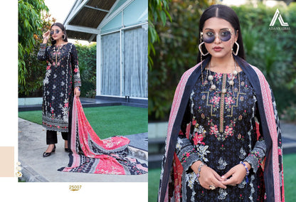 Naira Vol 25 Adans Libas Cotton Karachi Salwar Suits