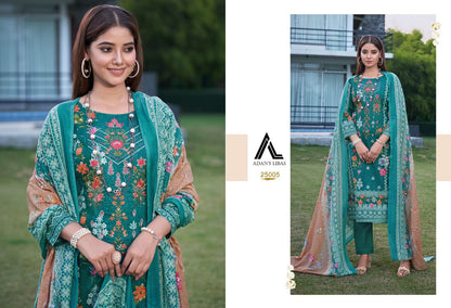 Naira Vol 25 Adans Libas Cotton Karachi Salwar Suits