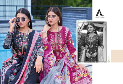 Naira Vol 25 Adans Libas Cotton Karachi Salwar Suits