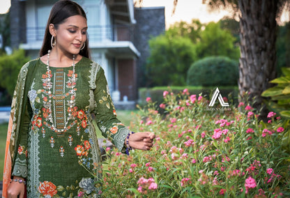 Naira Vol 25 Adans Libas Cotton Karachi Salwar Suits