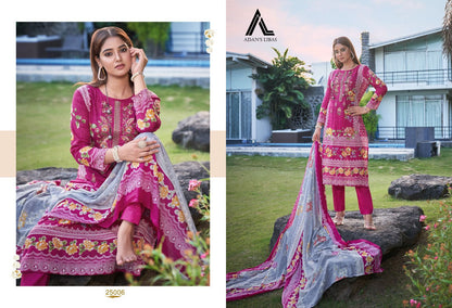 Naira Vol 25 Adans Libas Cotton Karachi Salwar Suits