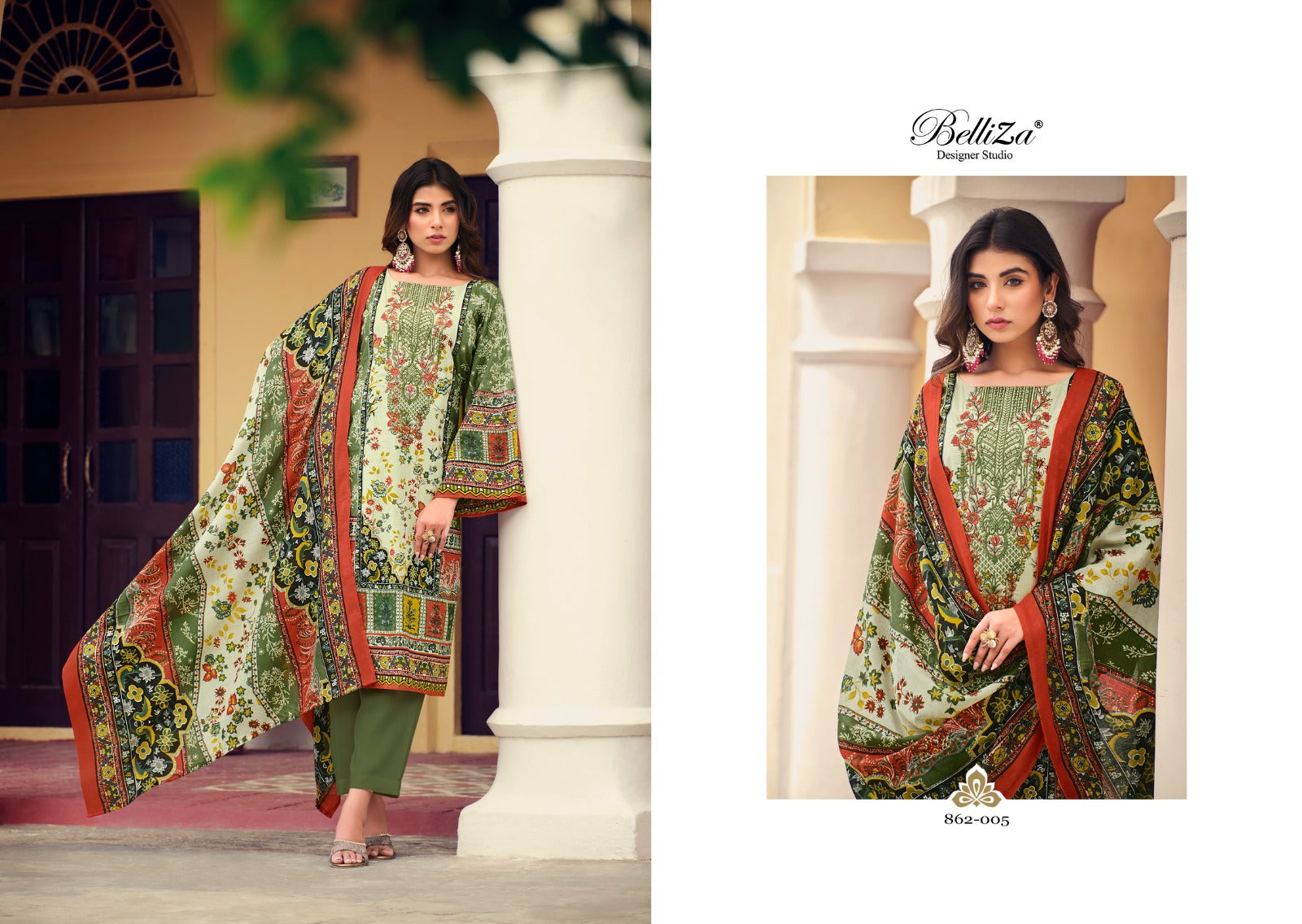 Naira Vol 25 Belliza Designer Studio Cotton Karachi Salwar Suits