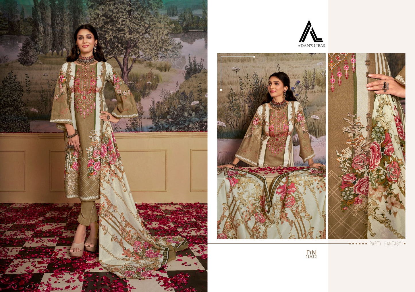 Naira Vol 27 Adans Libas Cotton Karachi Salwar Suits