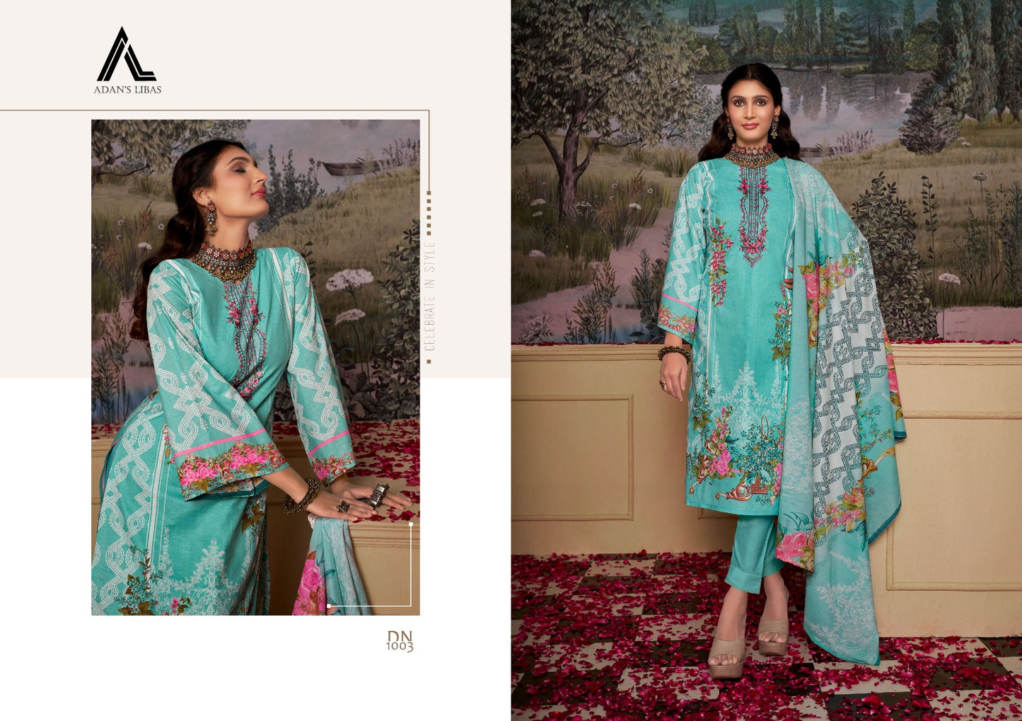 Naira Vol 27 Adans Libas Cotton Karachi Salwar Suits