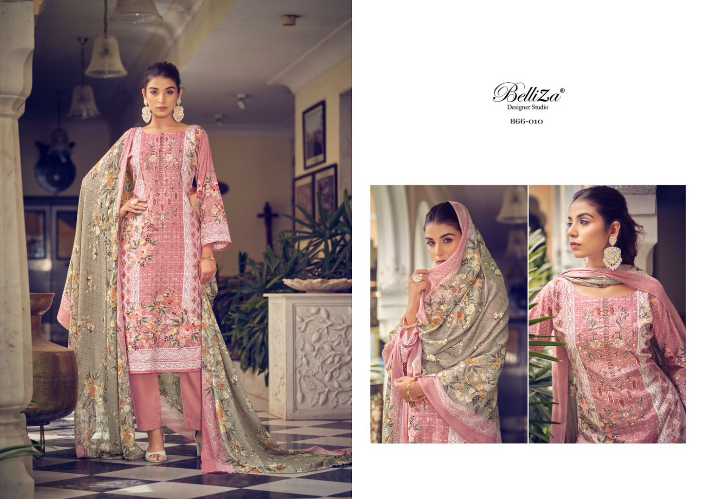 Naira Vol 27 Belliza Designer Studio Cotton Karachi Salwar Suits