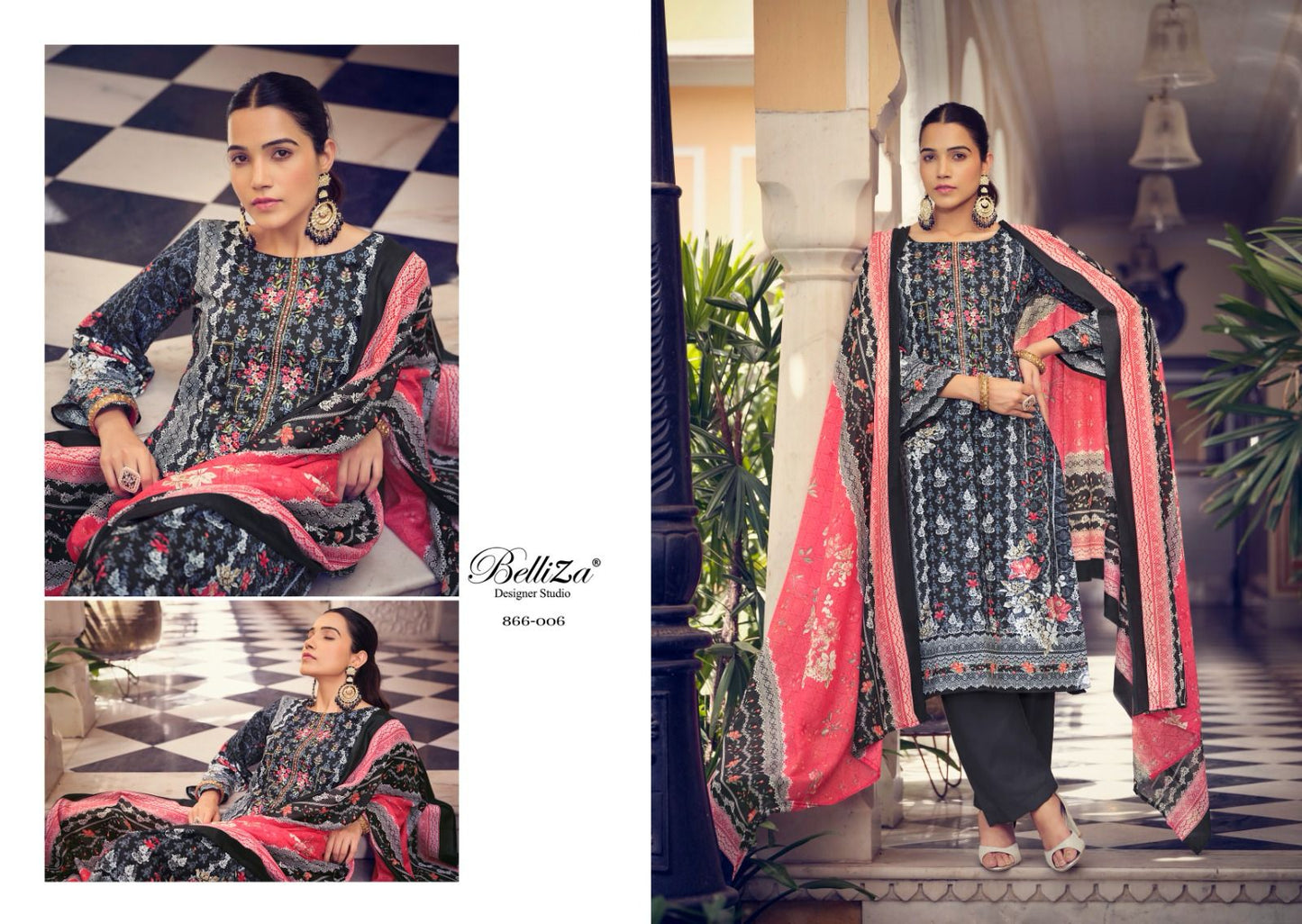 Naira Vol 27 Belliza Designer Studio Cotton Karachi Salwar Suits
