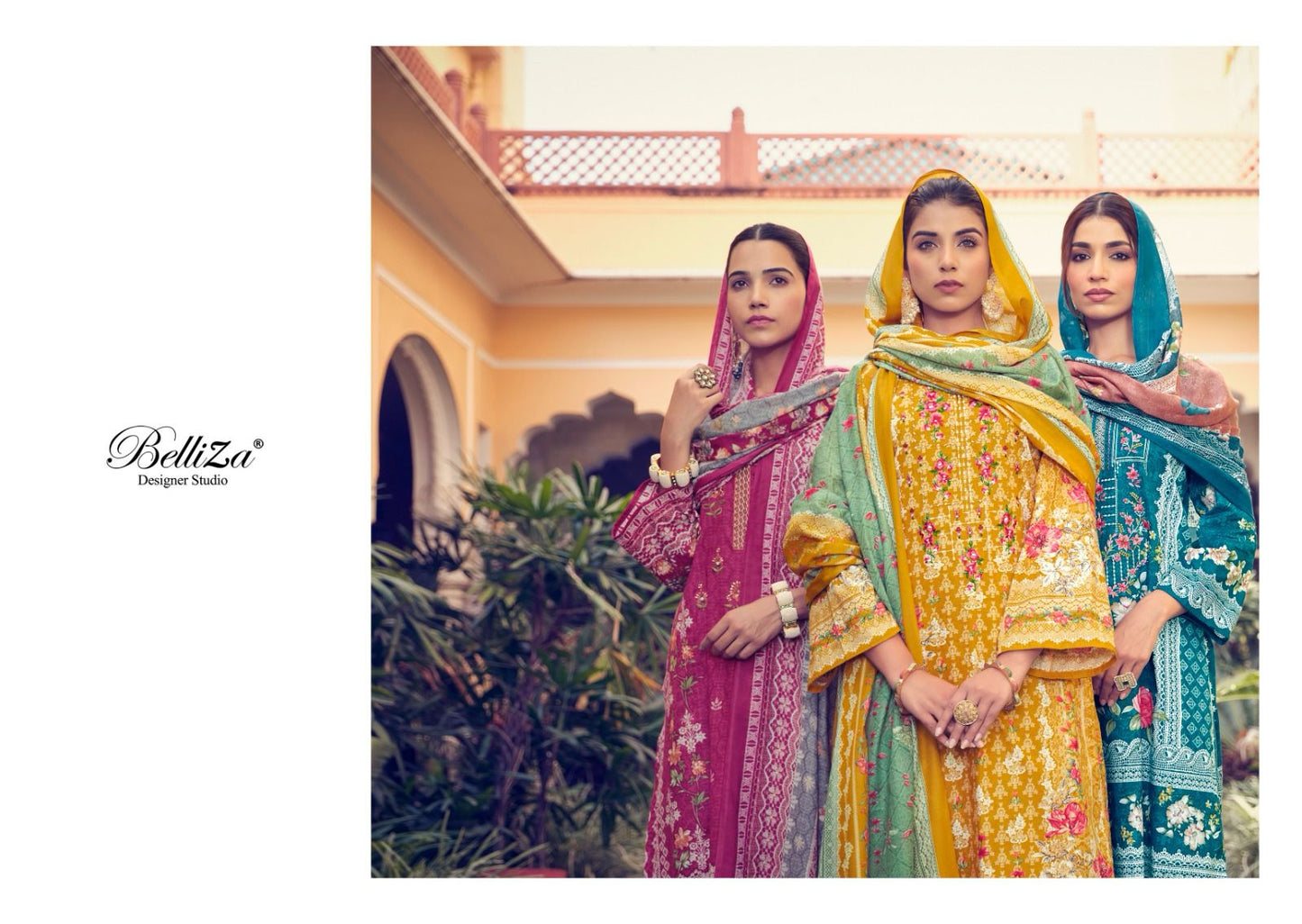 Naira Vol 27 Belliza Designer Studio Cotton Karachi Salwar Suits