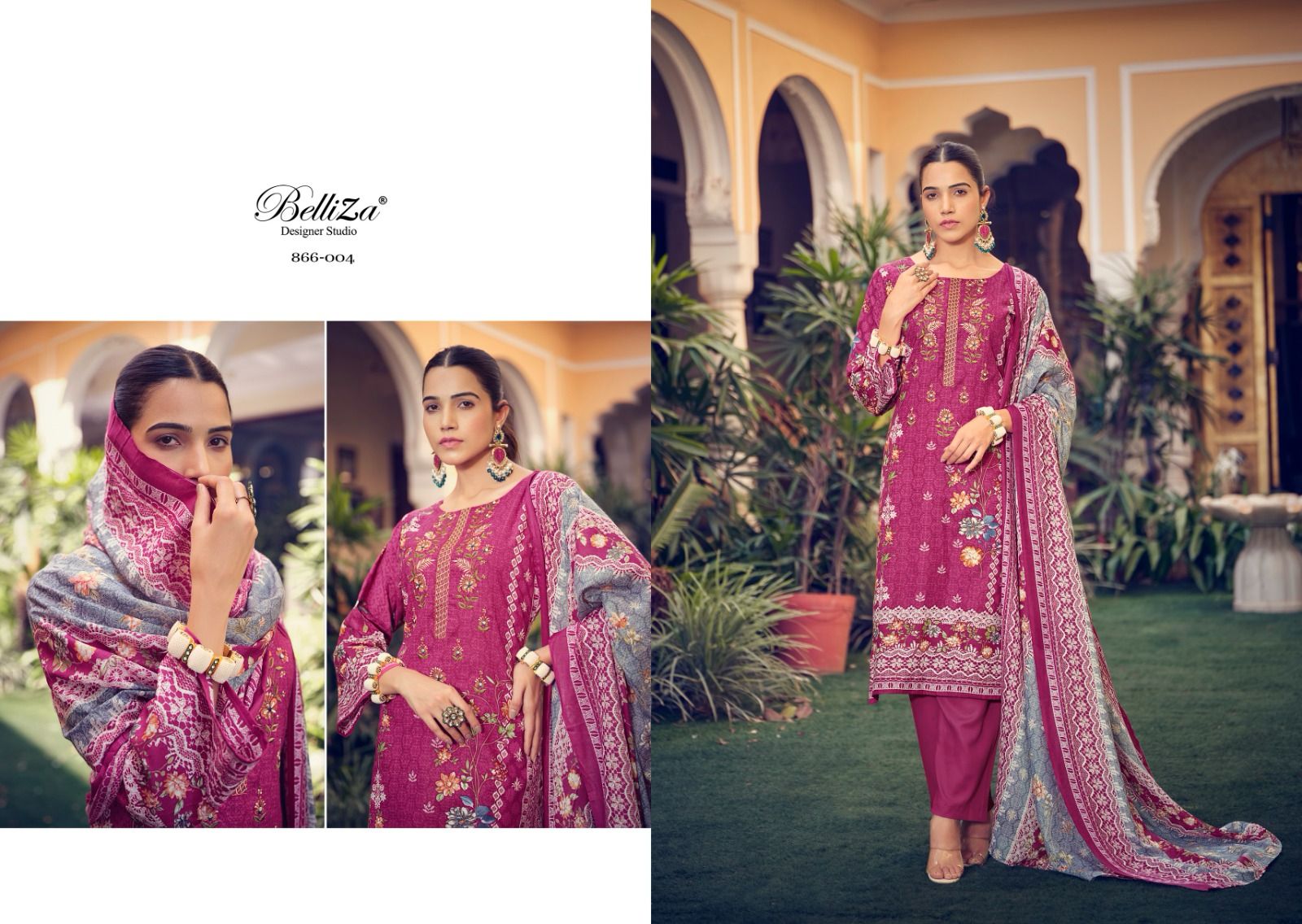 Naira Vol 27 Belliza Designer Studio Cotton Karachi Salwar Suits