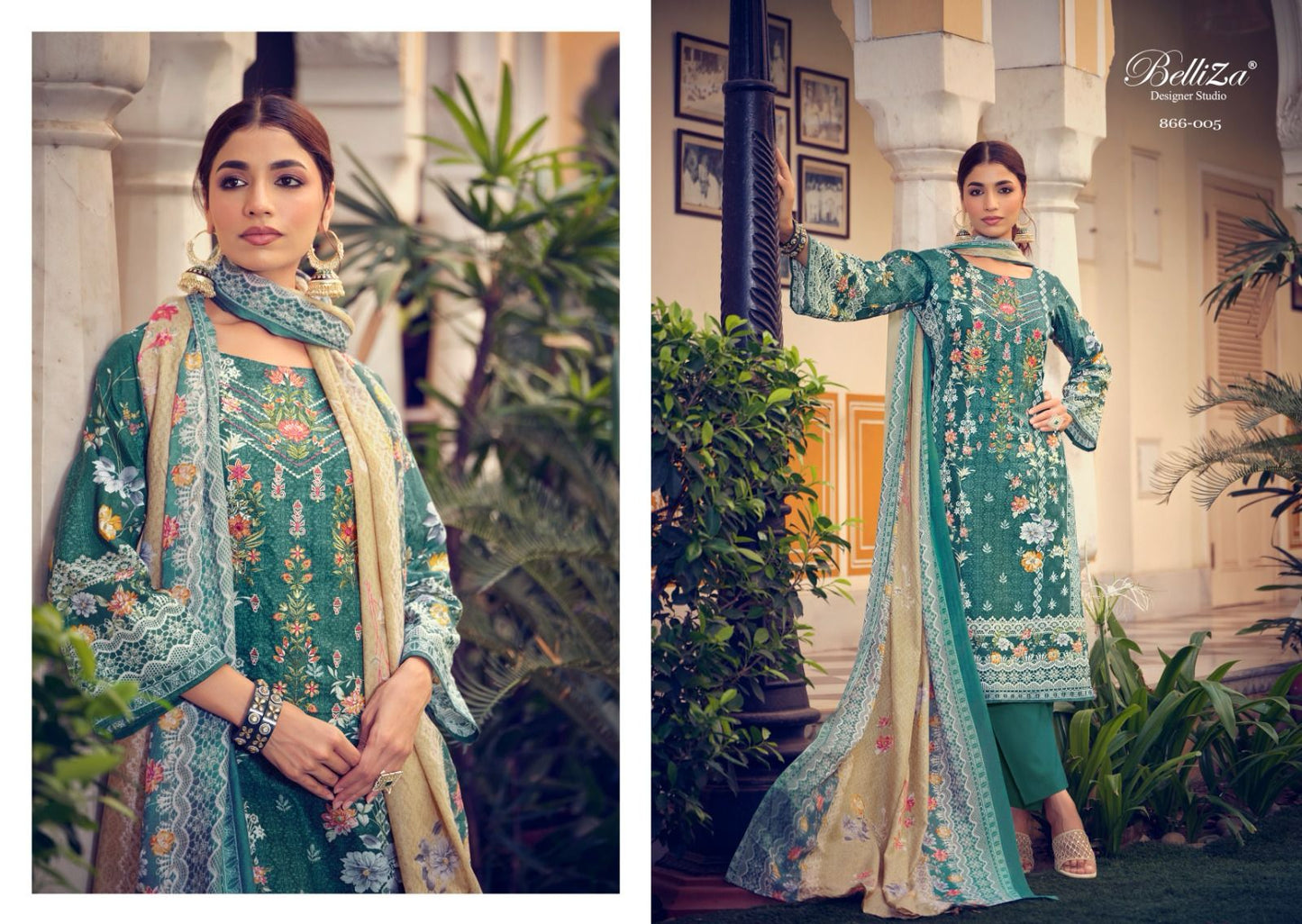 Naira Vol 27 Belliza Designer Studio Cotton Karachi Salwar Suits