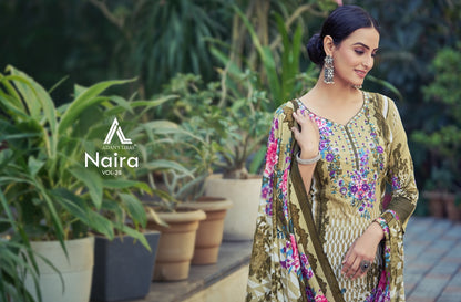 Naira Vol 28 Adans Libas Cotton Karachi Salwar Suits