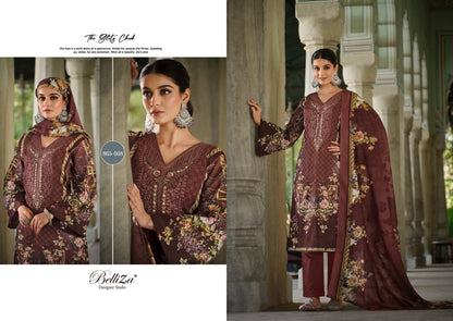 Naira Vol 28 Belliza Designer Studio Pure Cotton Karachi Salwar Suits