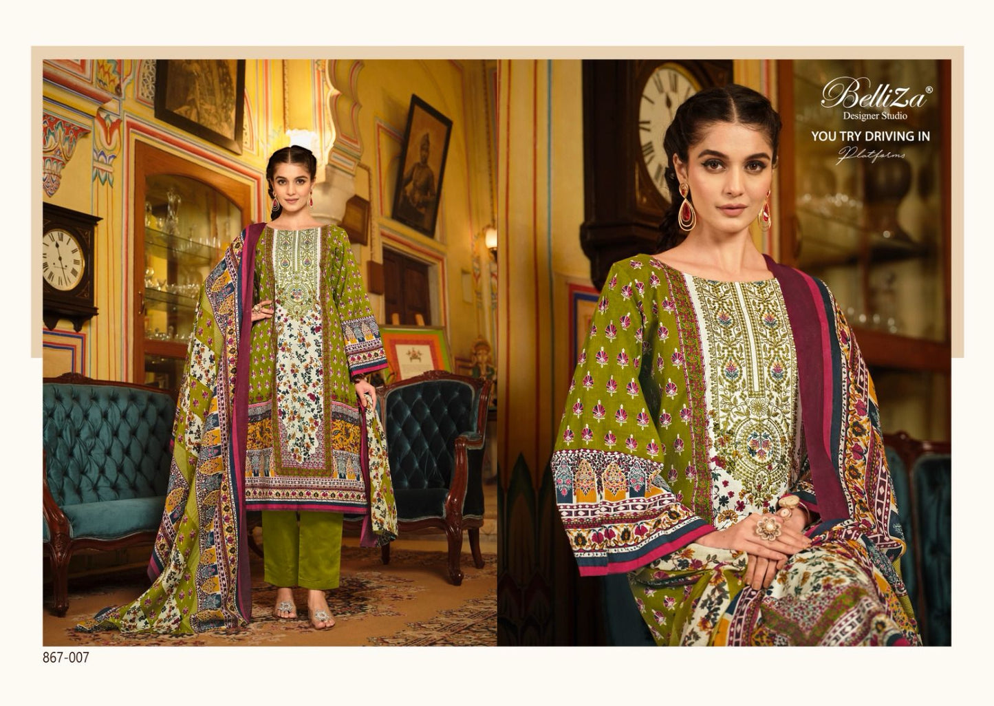 Naira Vol 29 Belliza Designer Studio Cotton Karachi Salwar Suits