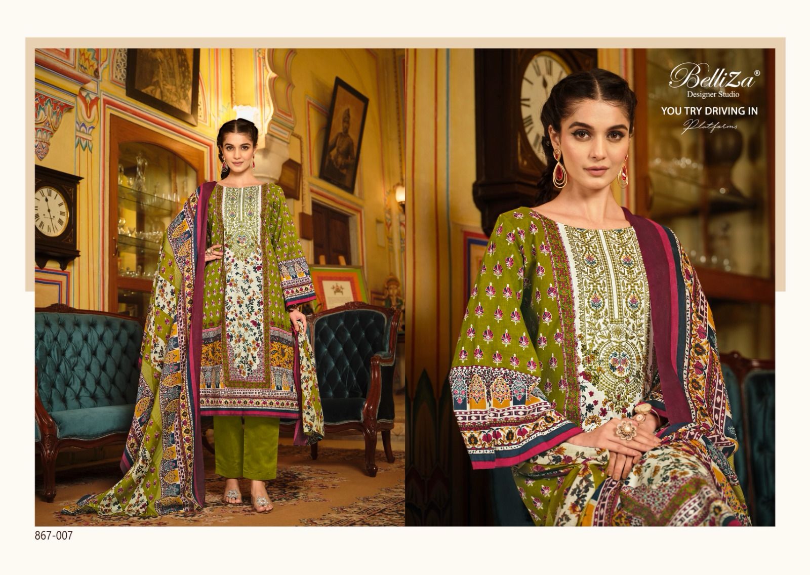 Naira Vol 29 Belliza Designer Studio Cotton Karachi Salwar Suits