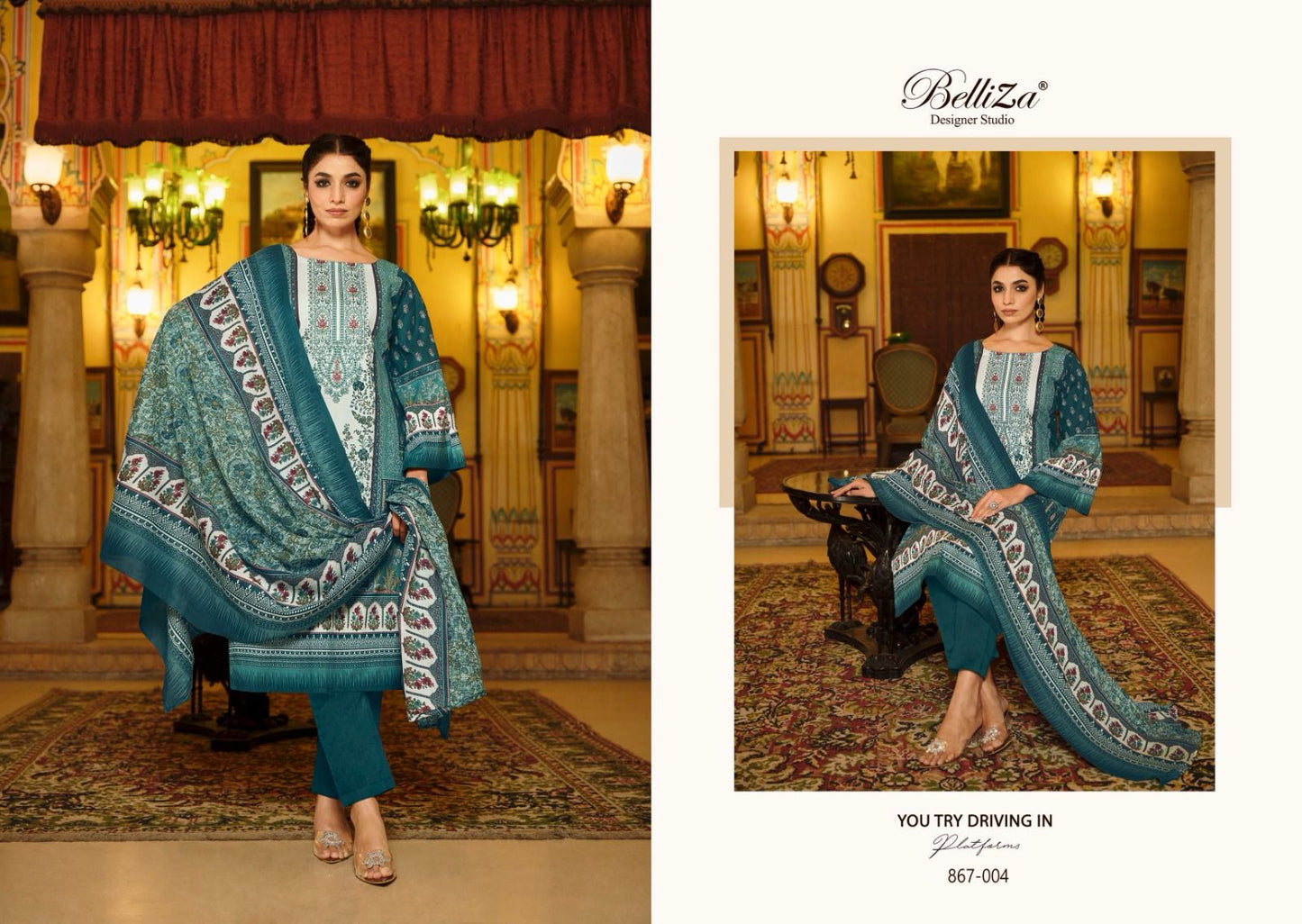 Naira Vol 29 Belliza Designer Studio Cotton Karachi Salwar Suits