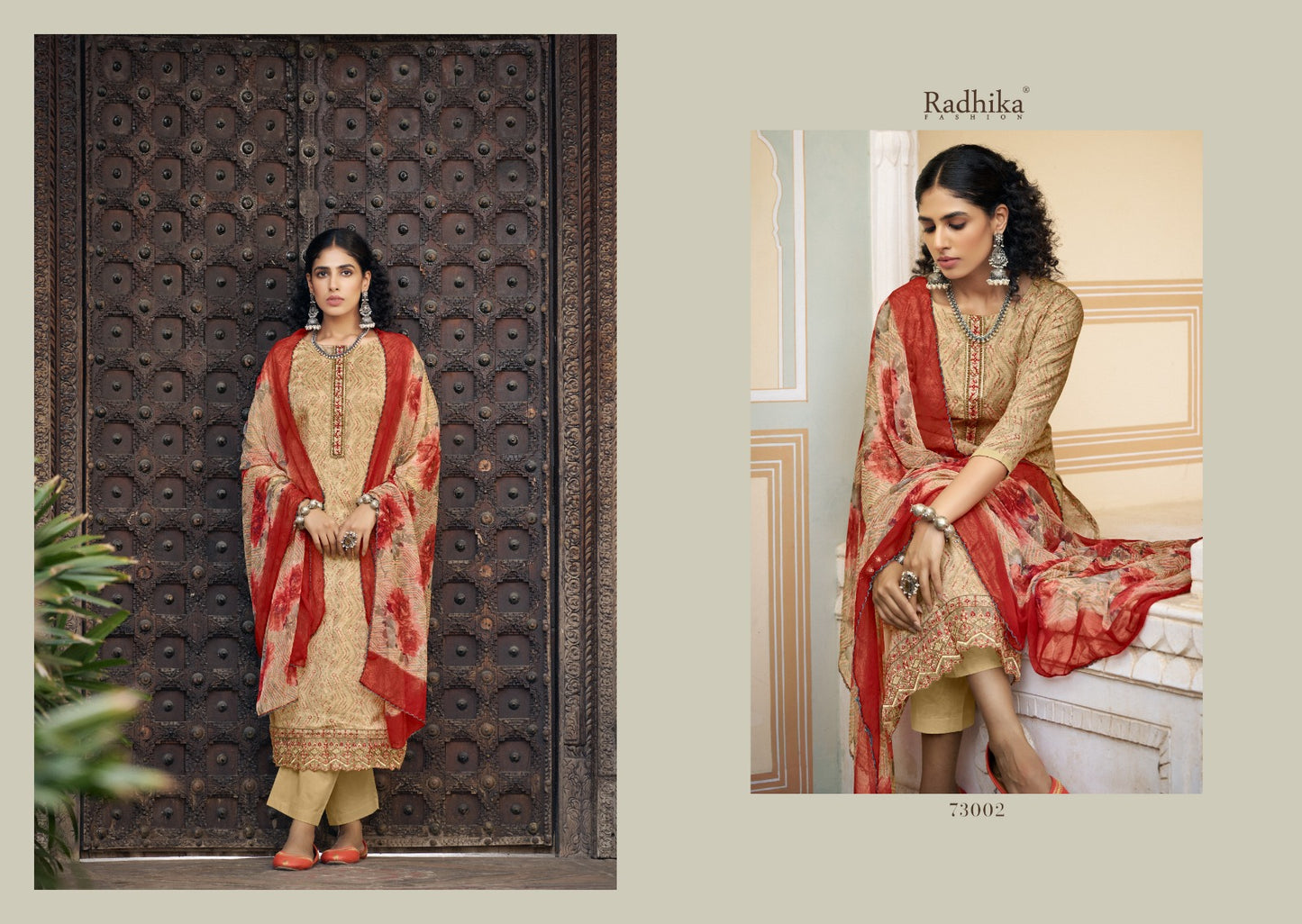 Naira Vol 2 Radhika Fashion Cotton Pant Style Suits