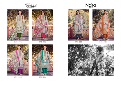 Naira Vol 31 Belliza Designer Studio Cotton Karachi Salwar Suits