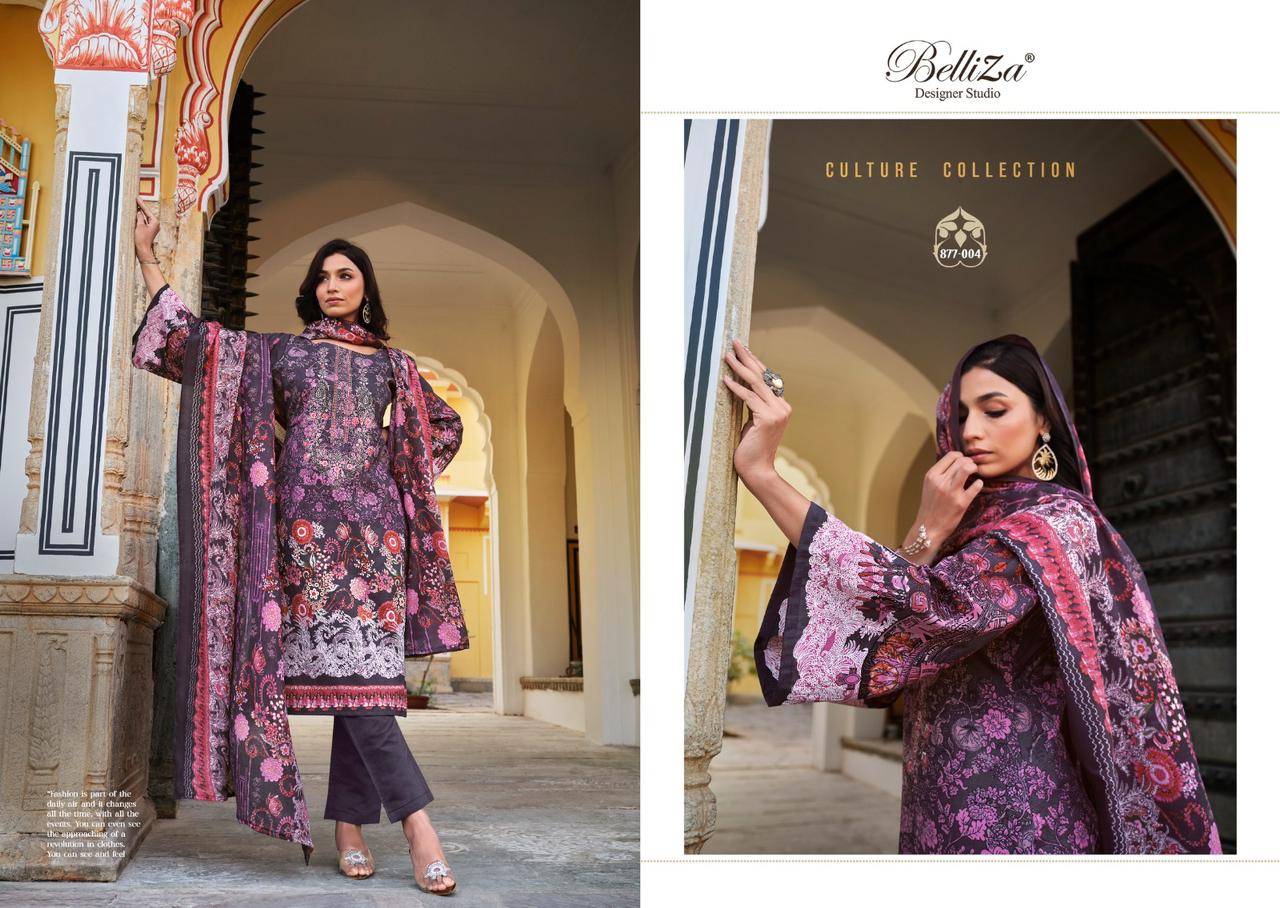 Naira Vol 33 Belliza Designer Studio Cotton Karachi Salwar Suits