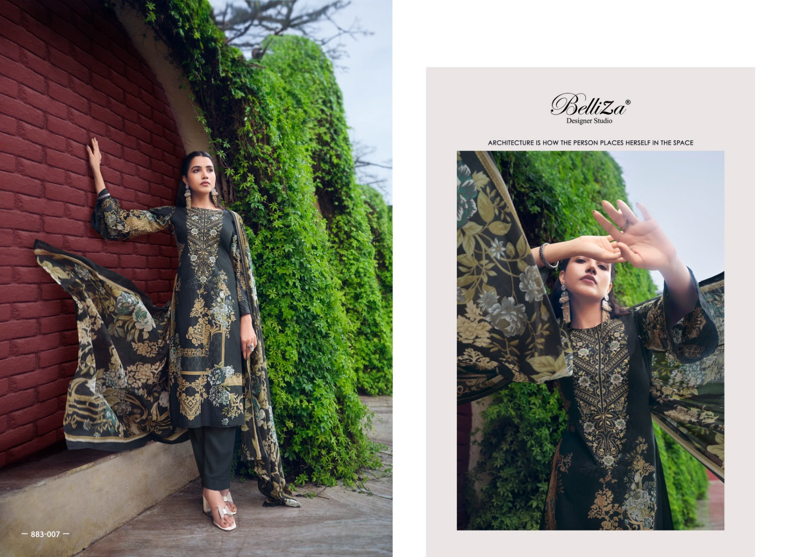 Naira Vol 37 Belliza Designer Studio Cotton Karachi Salwar Suits