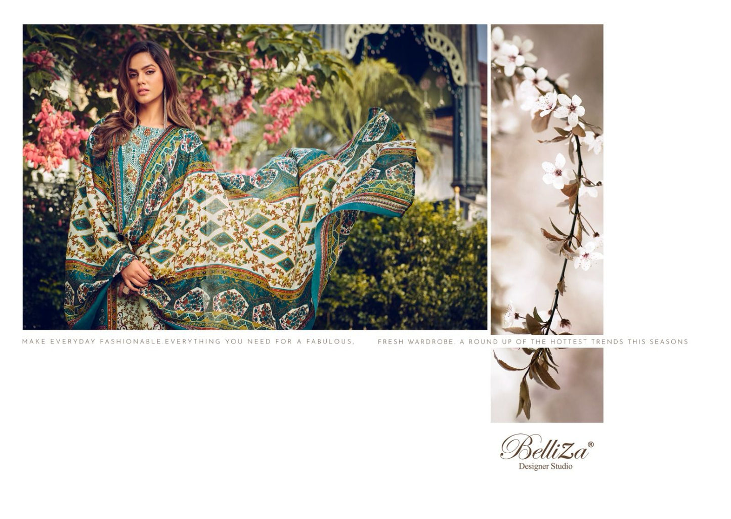 Naira Vol 38 Belliza Designer Studio Cotton Karachi Salwar Suits