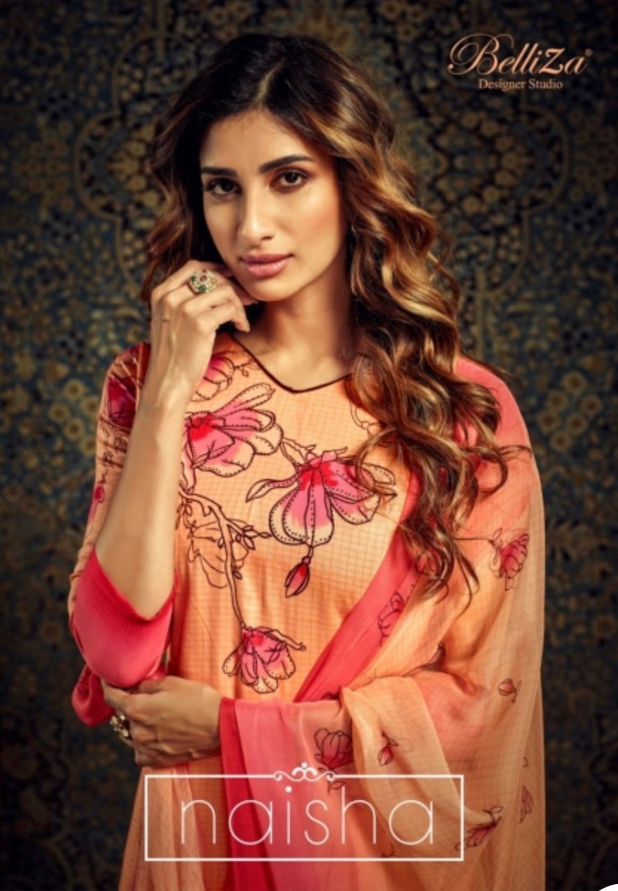 Naisha Belliza Designer Studio Jaam Silk Plazzo Style Suits