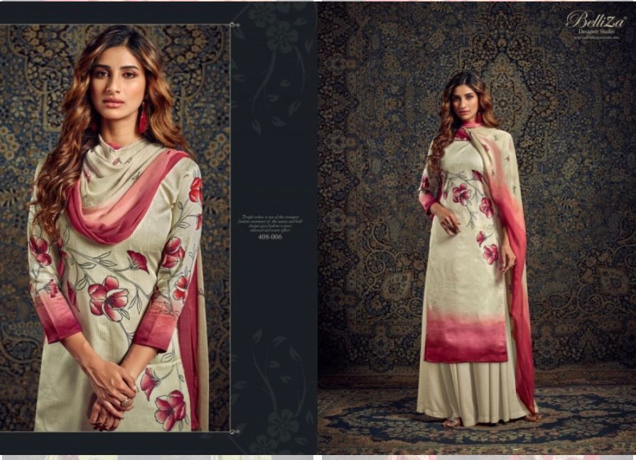 Naisha Belliza Designer Studio Jaam Silk Plazzo Style Suits