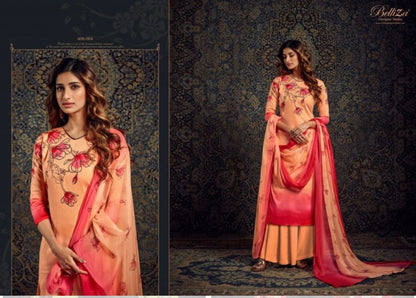 Naisha Belliza Designer Studio Jaam Silk Plazzo Style Suits
