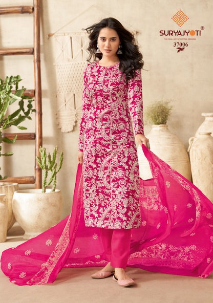 Naishaa Vol 37 Suryajyoti Jaam Satin Pant Style Suits