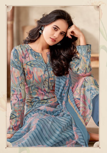 Naishaa Vol 37 Suryajyoti Jaam Satin Pant Style Suits