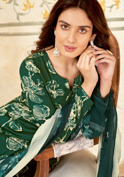Naishaa Vol 38 Suryajyoti Jaam Satin Pant Style Suits