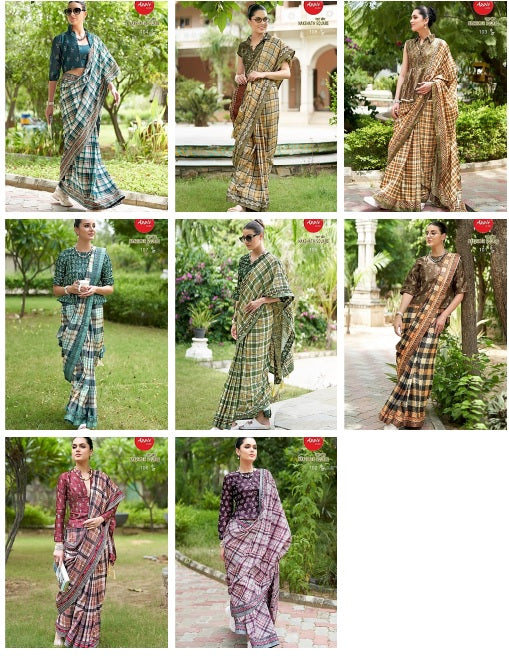 Nakshath Square Apple Sarees