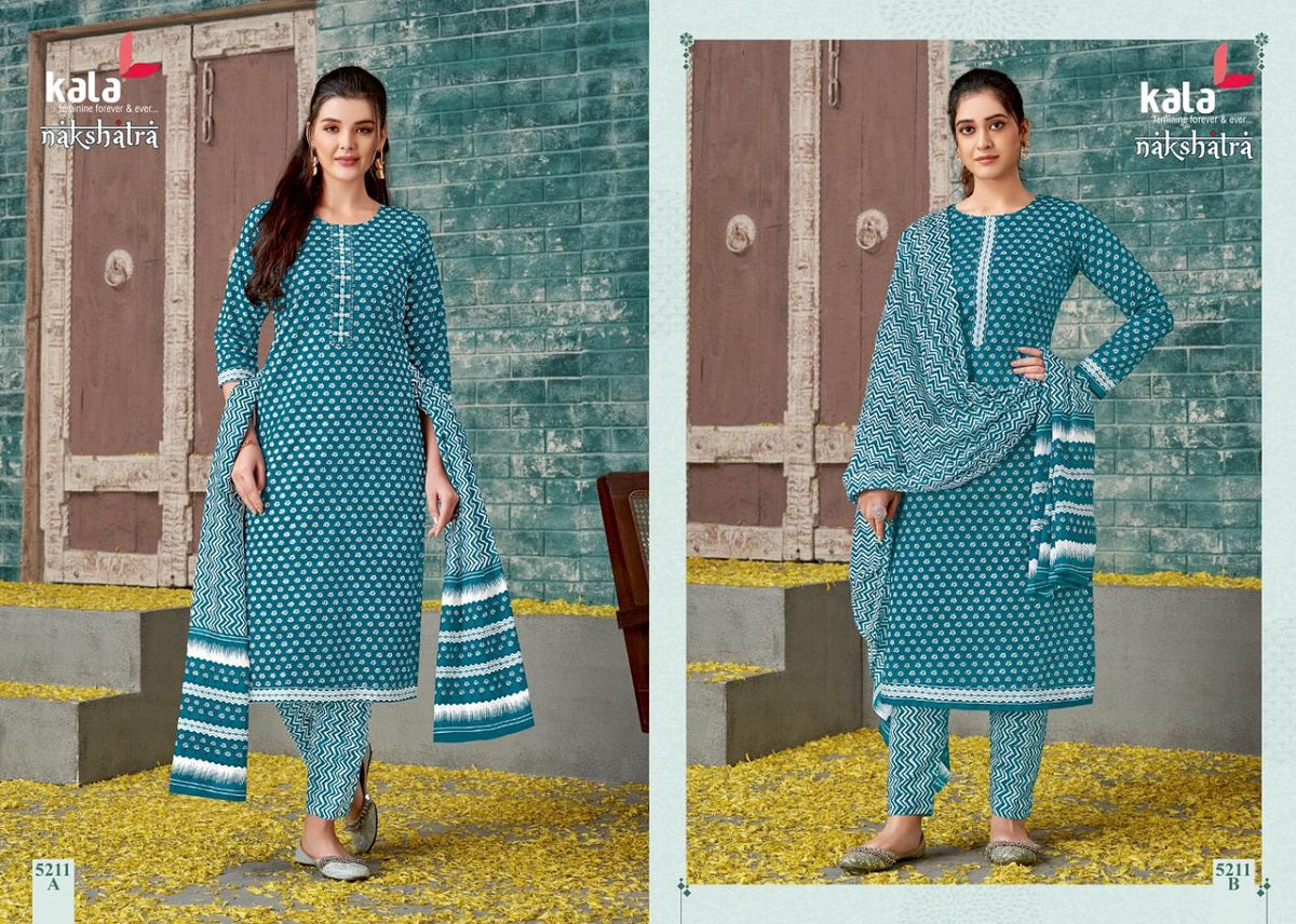 Nakshatra Vol 1 Kala Cotton Readymade Pant Style Suits