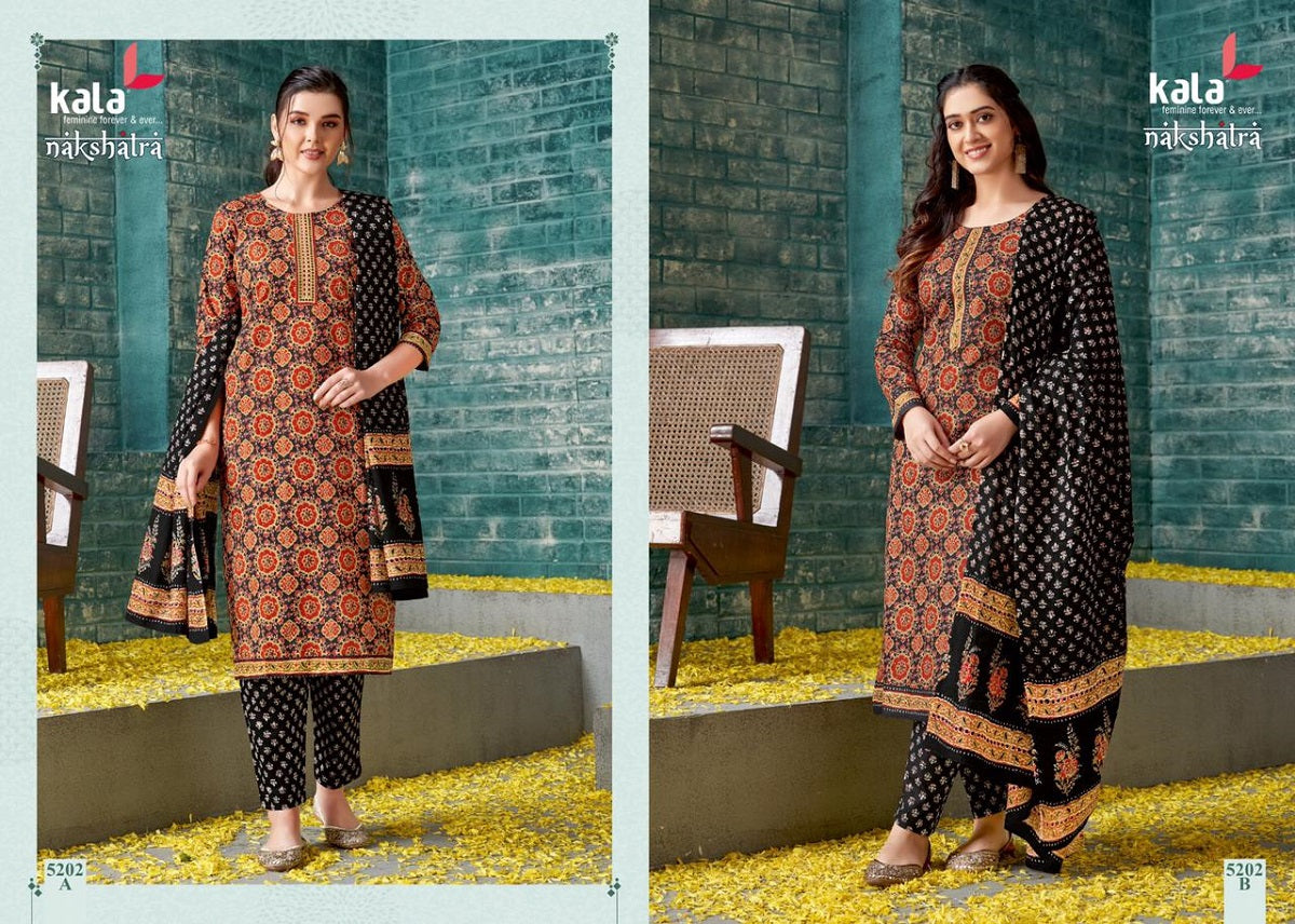 Nakshatra Vol 1 Kala Cotton Readymade Pant Style Suits