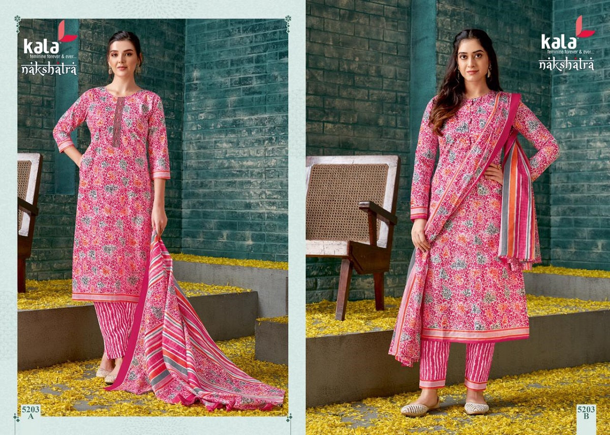 Nakshatra Vol 1 Kala Cotton Readymade Pant Style Suits