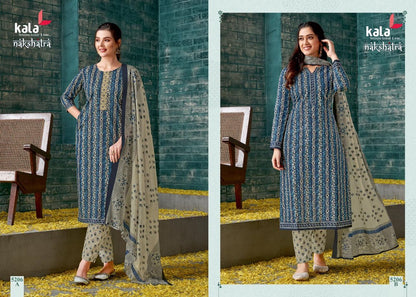 Nakshatra Vol 1 Kala Cotton Readymade Pant Style Suits